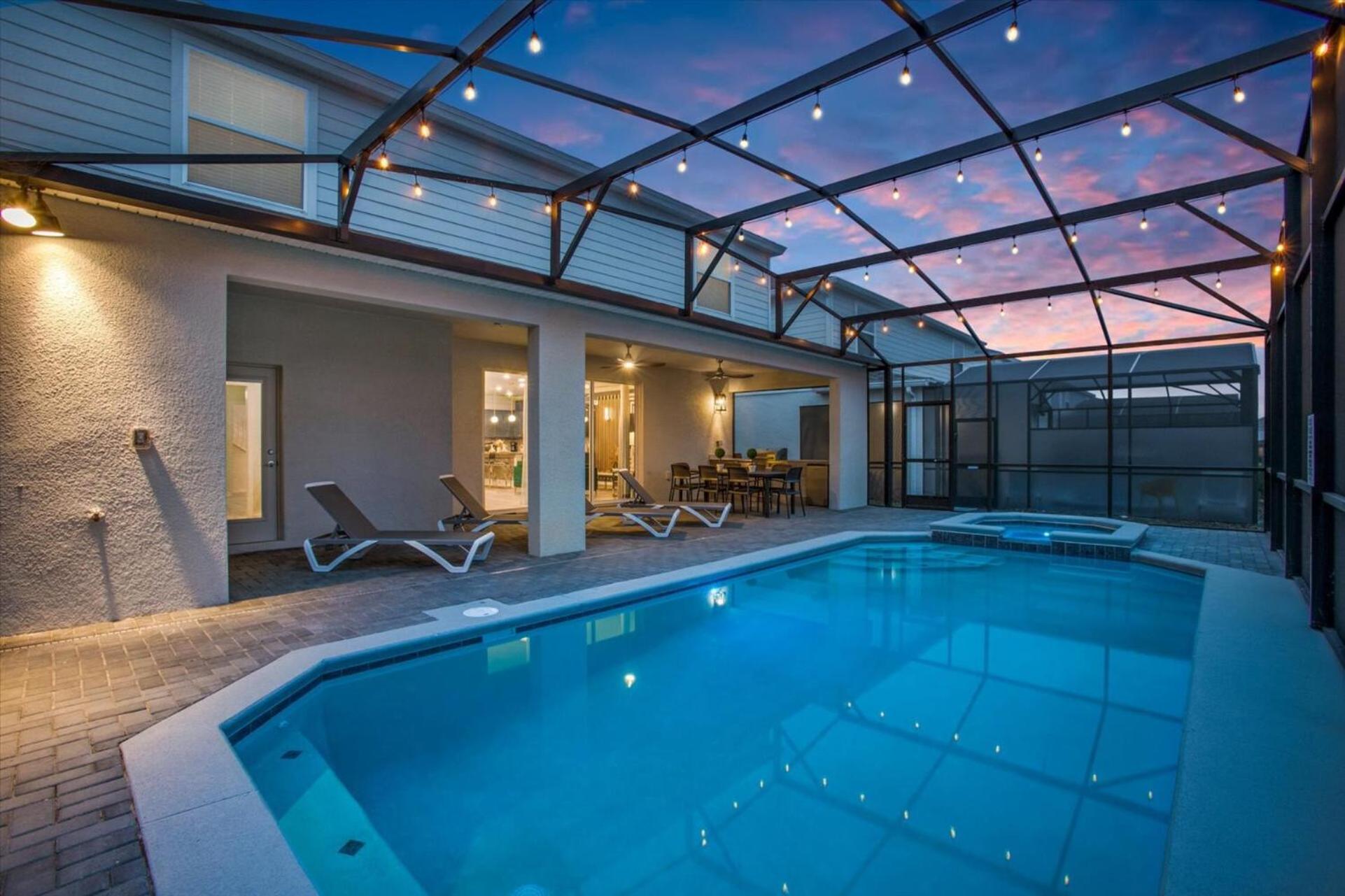 Orlando Villa 6463: Luxurious 10-Bedroom Retreat Davenport Exterior photo