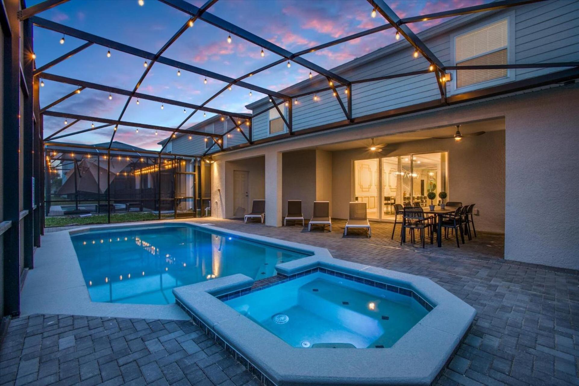 Orlando Villa 6463: Luxurious 10-Bedroom Retreat Davenport Exterior photo
